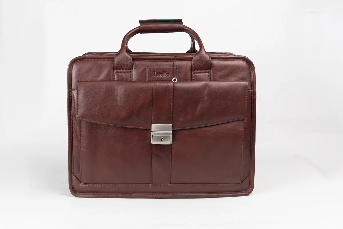 Three Chamber Leather bag